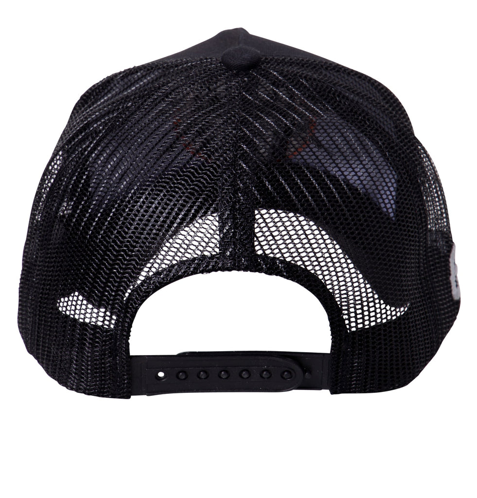 King Kerosin - Trucker Cap mit rebellischer Front - Stickerei «Devil Speed»