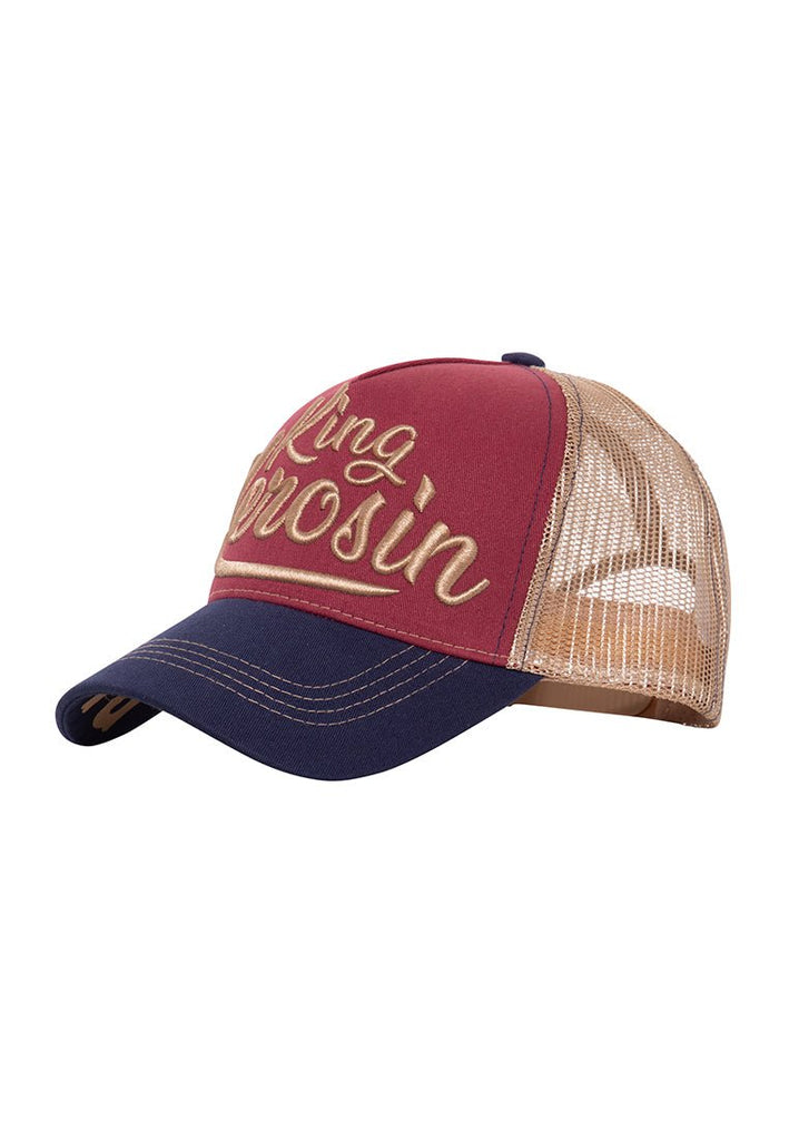 King Kerosin - Trucker Cap mit Stickerei und Print auf der Schirmunterseite