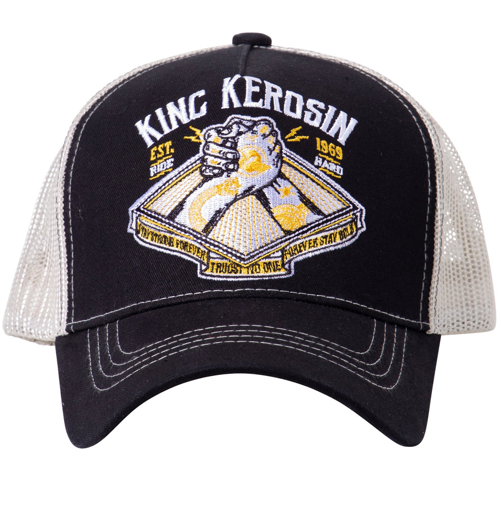 King Kerosin - Trucker Cap mit Stickerei vorn «Stay Strong Forever»