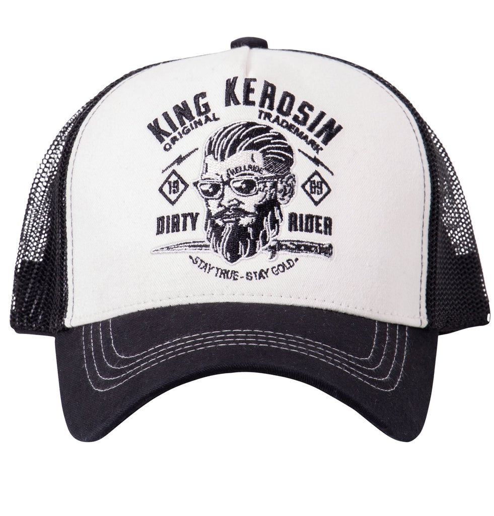 King Kerosin - Trucker Cap mit Stickmotiv «Dirty Rider»