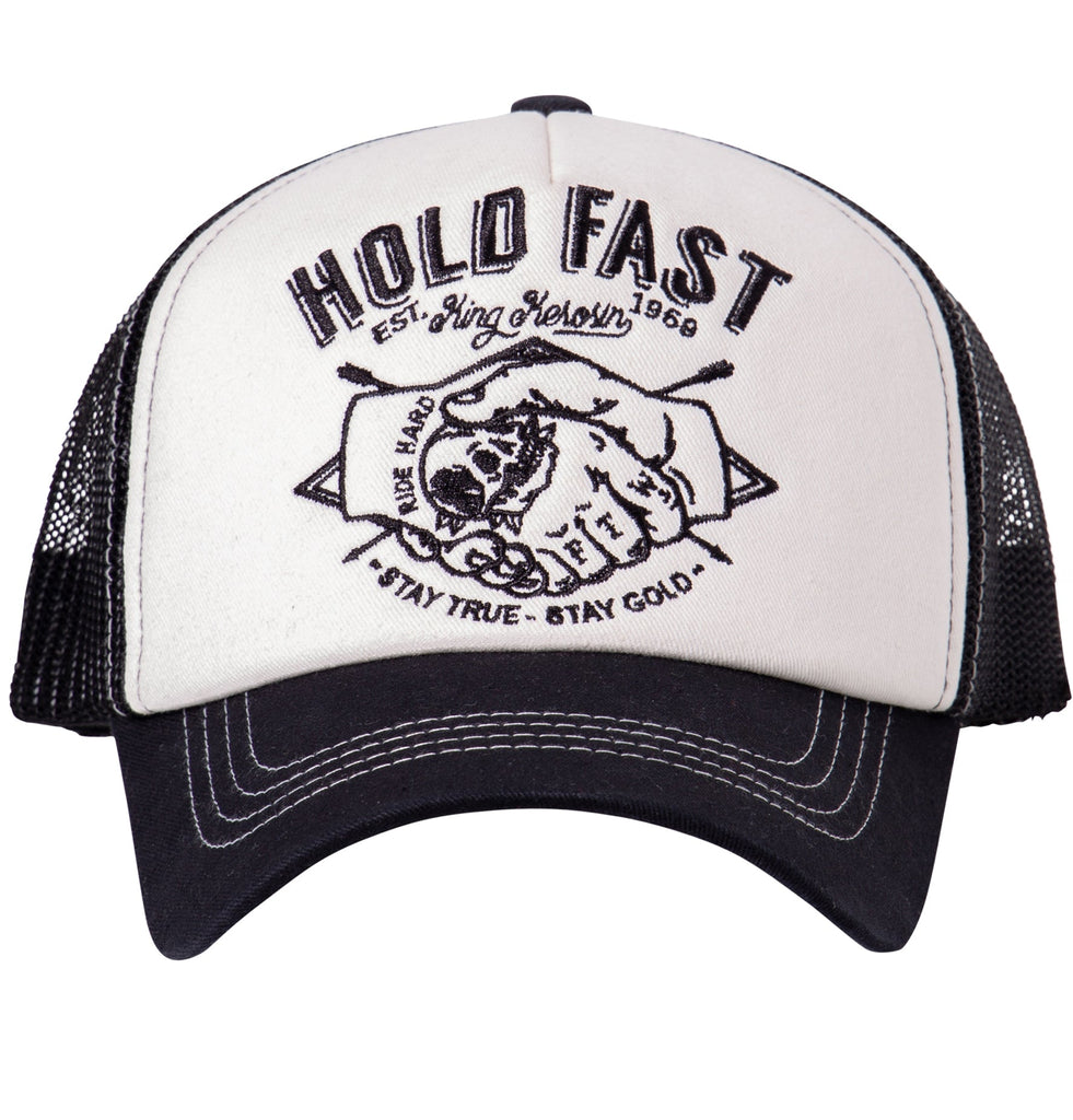 King Kerosin - Trucker Cap mit wattierter Front «Hold Fast»