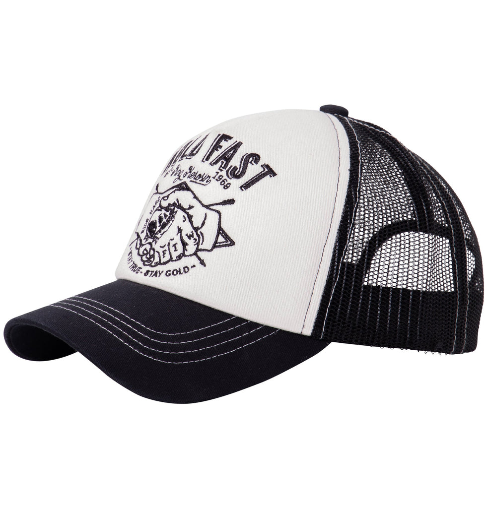 King Kerosin - Trucker Cap mit wattierter Front «Hold Fast»