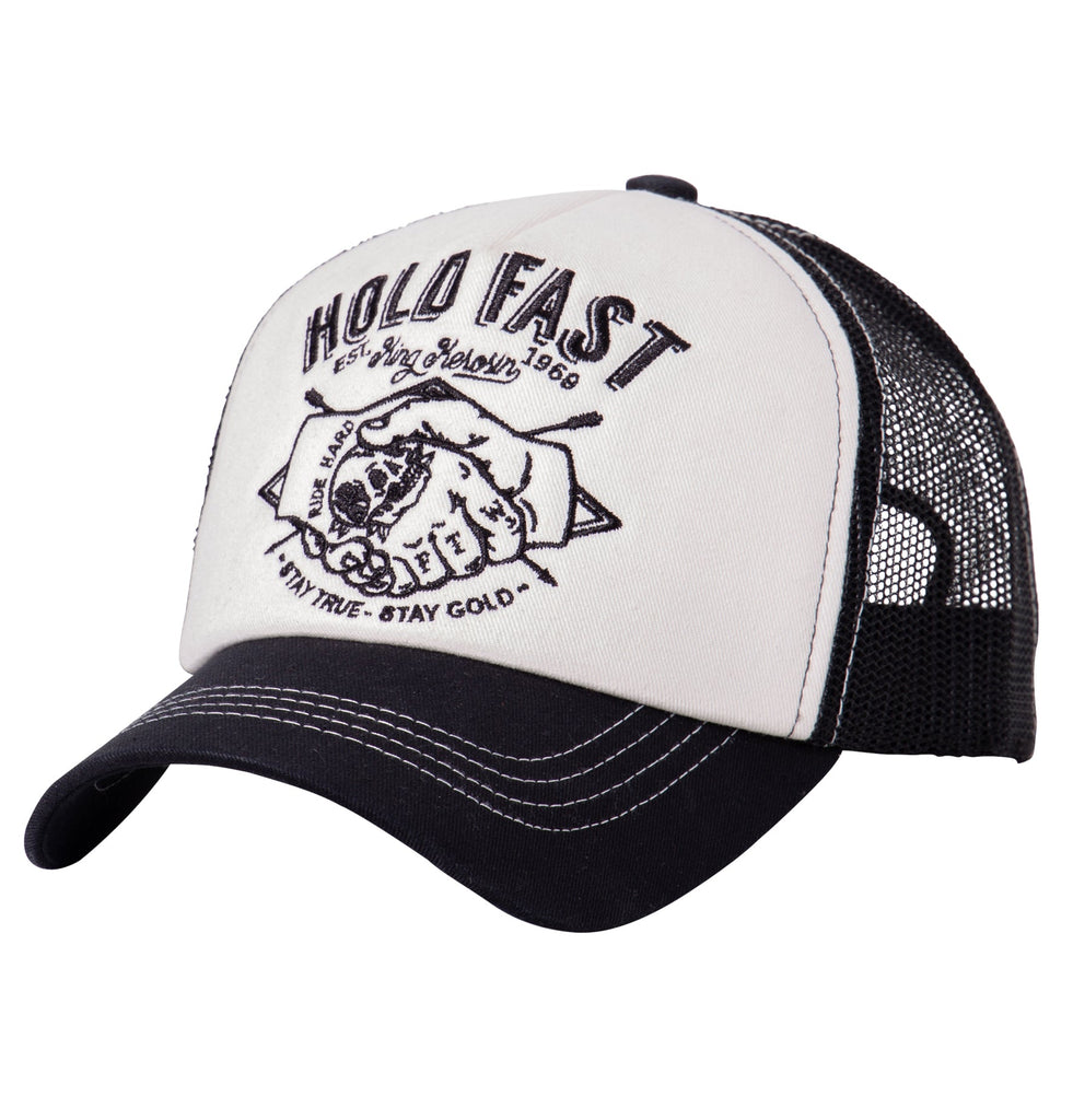 King Kerosin - Trucker Cap mit wattierter Front «Hold Fast»