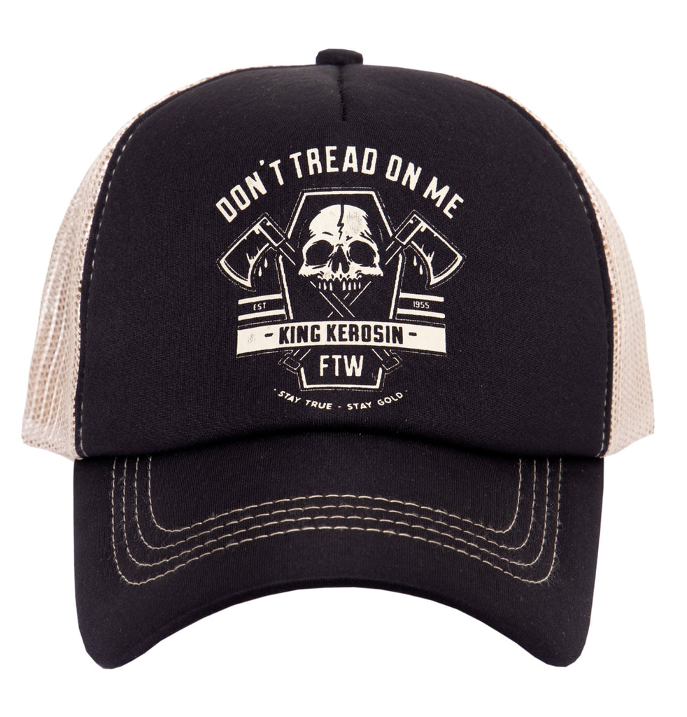 King Kerosin - Trucker Cap»Don´t tread on me«mit Printmotiv «Don´t tread on me»