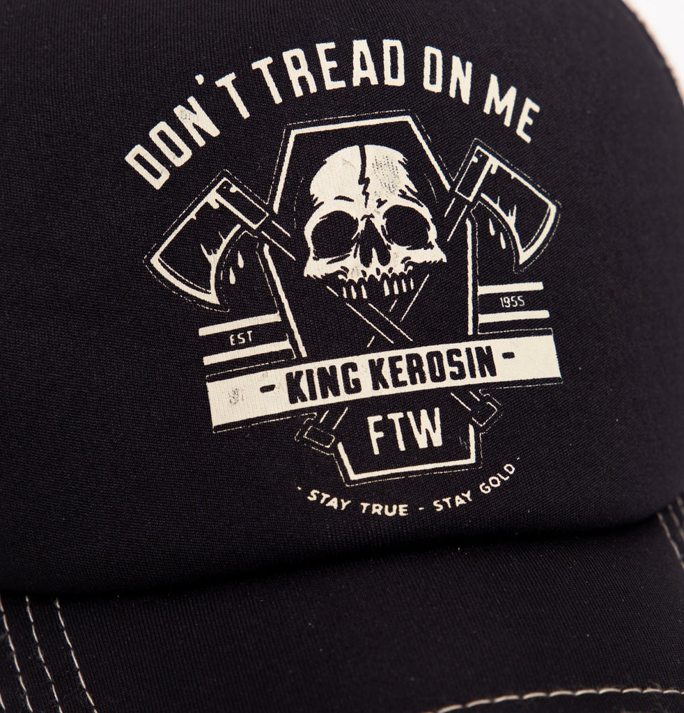 King Kerosin - Trucker Cap»Don´t tread on me«mit Printmotiv «Don´t tread on me»