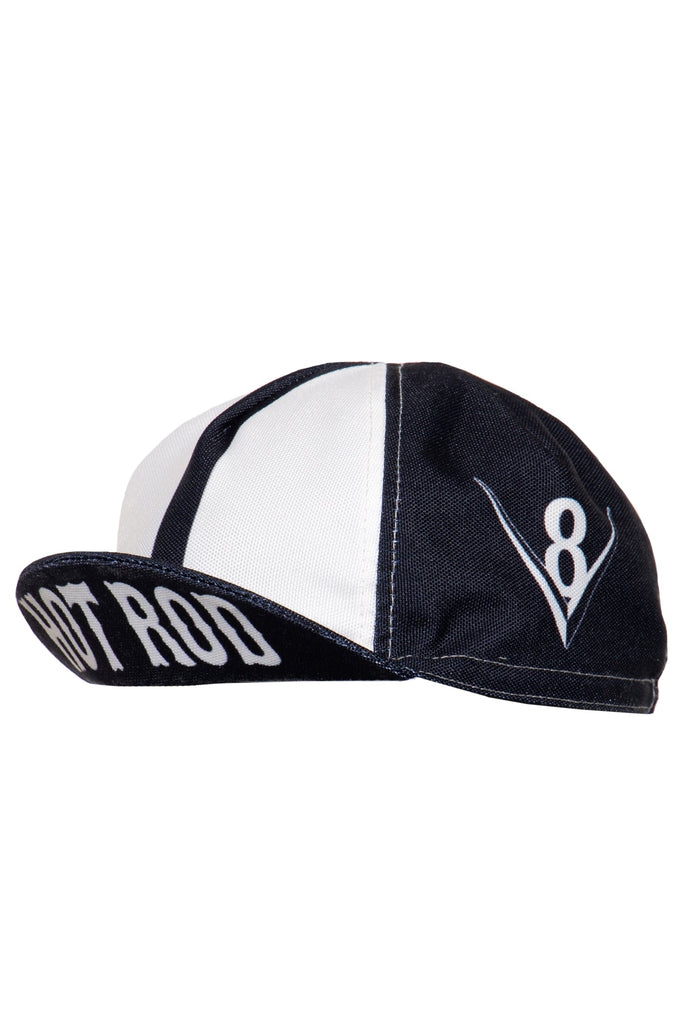 King Kerosin - Vintage Cycling Cap mit seitlichen Prints «Hot Rod»