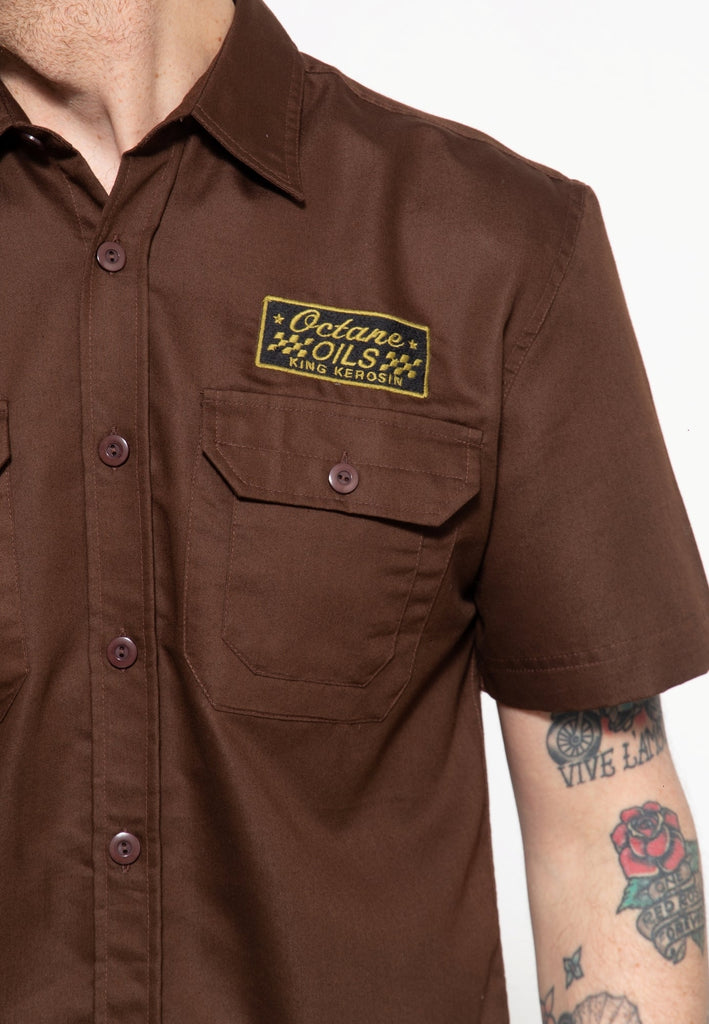 King Kerosin - Workwear Hemd «Octane Oils»