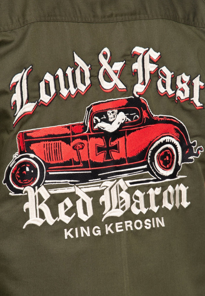 King Kerosin - Workwear Hemd «Red Baron»