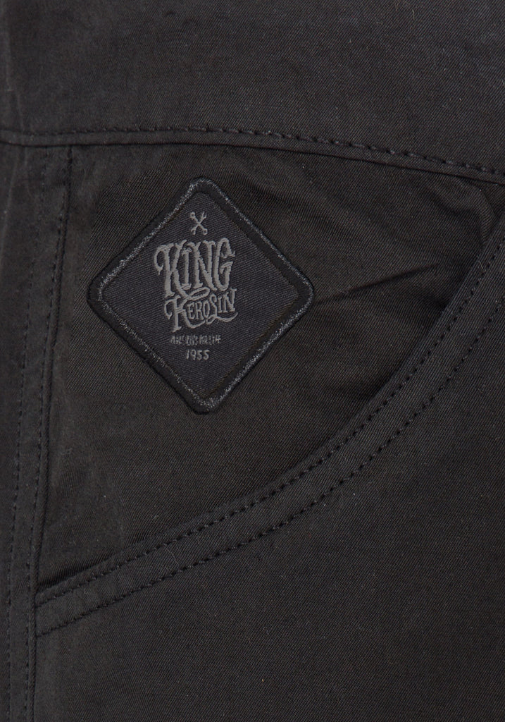 King Kerosin - Workwear Shorts mit aufgesetzten Taschen «Kustombuilt»