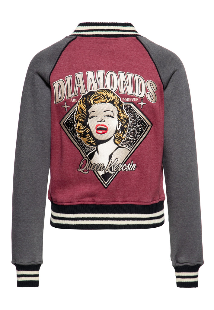 Queen Kerosin - College Jacke «Diamonds»