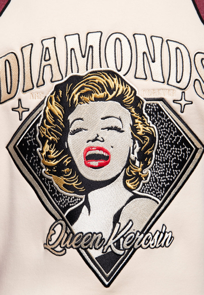 Queen Kerosin - College Jacke «Diamonds»