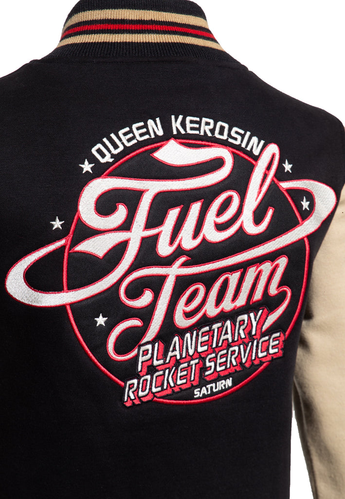 Queen Kerosin - College Sweatjacke «Fuel Team»