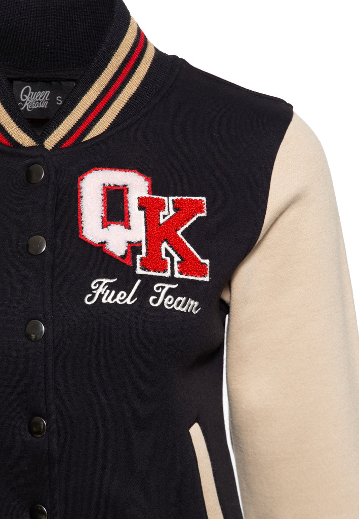 Queen Kerosin - College Sweatjacke «Fuel Team»