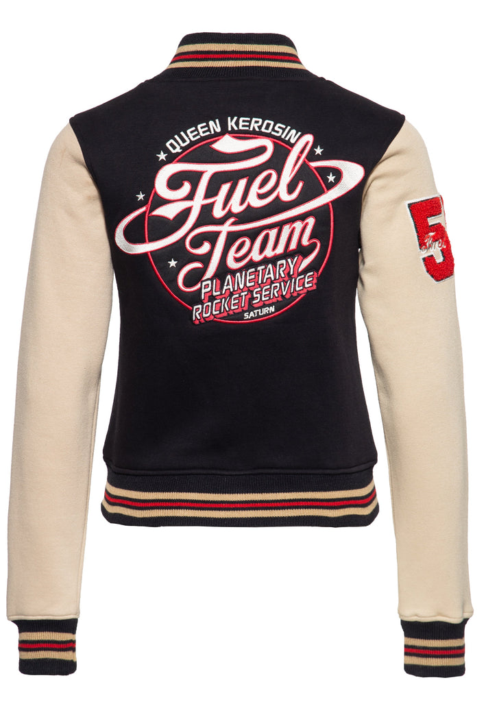 Queen Kerosin - College Sweatjacke «Fuel Team»