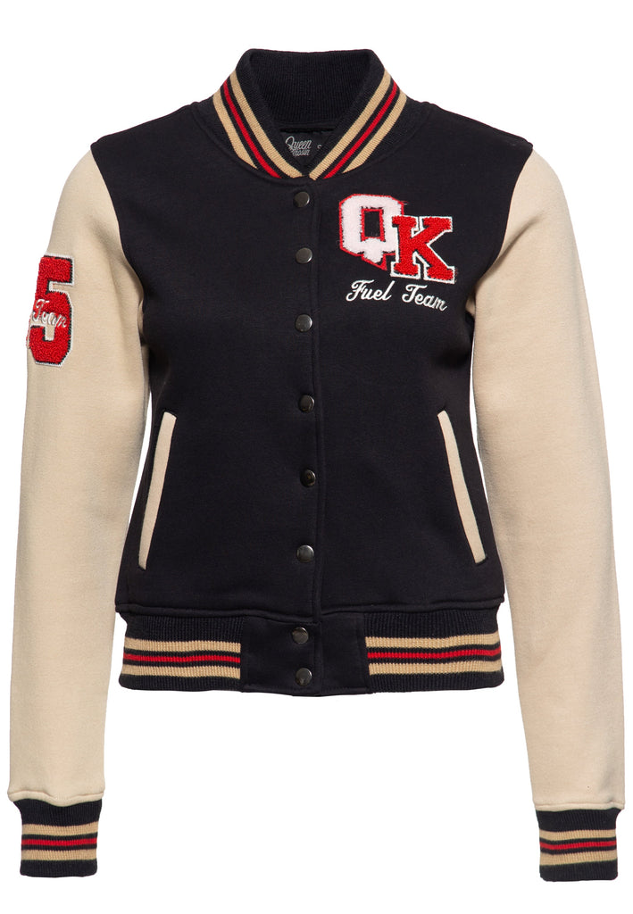 Queen Kerosin - College Sweatjacke «Fuel Team»