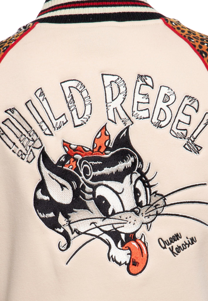 Queen Kerosin - Collegejacke «Wild Rebel»