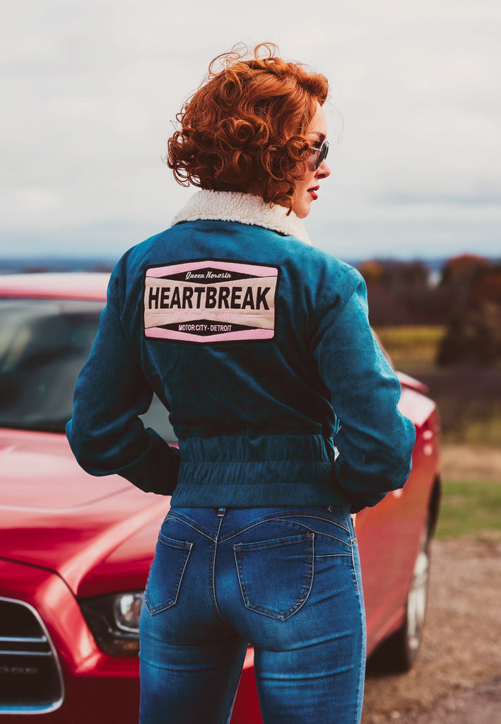 Queen Kerosin - Cordjacke «Heartbreak»