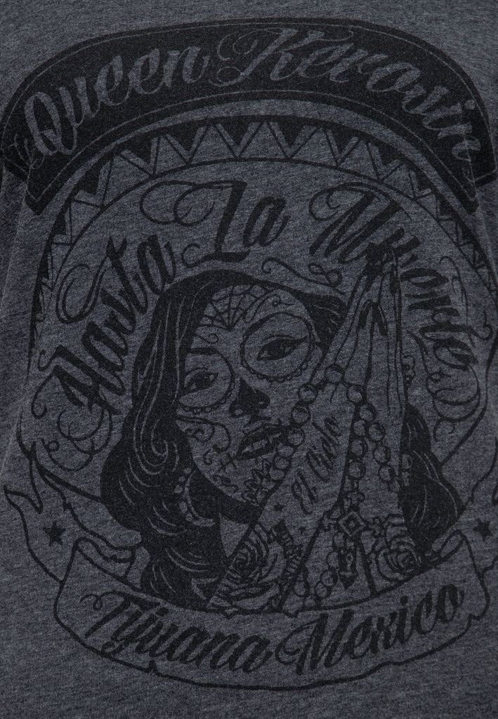 Queen Kerosin - Enzym Wash T - Shirt «Hasta La Muerte»