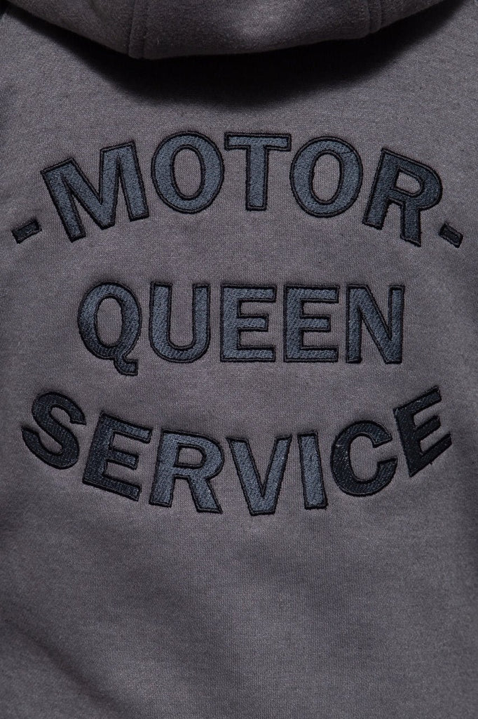 Queen Kerosin - Funktions - Hoodie - Jacket im College - Style «Motor Queen»