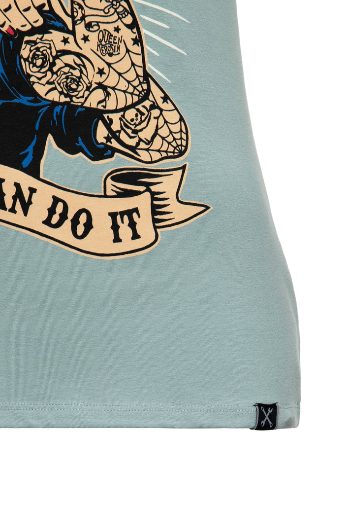 Queen Kerosin - Kurzarmshirt «We can do it - Inked»