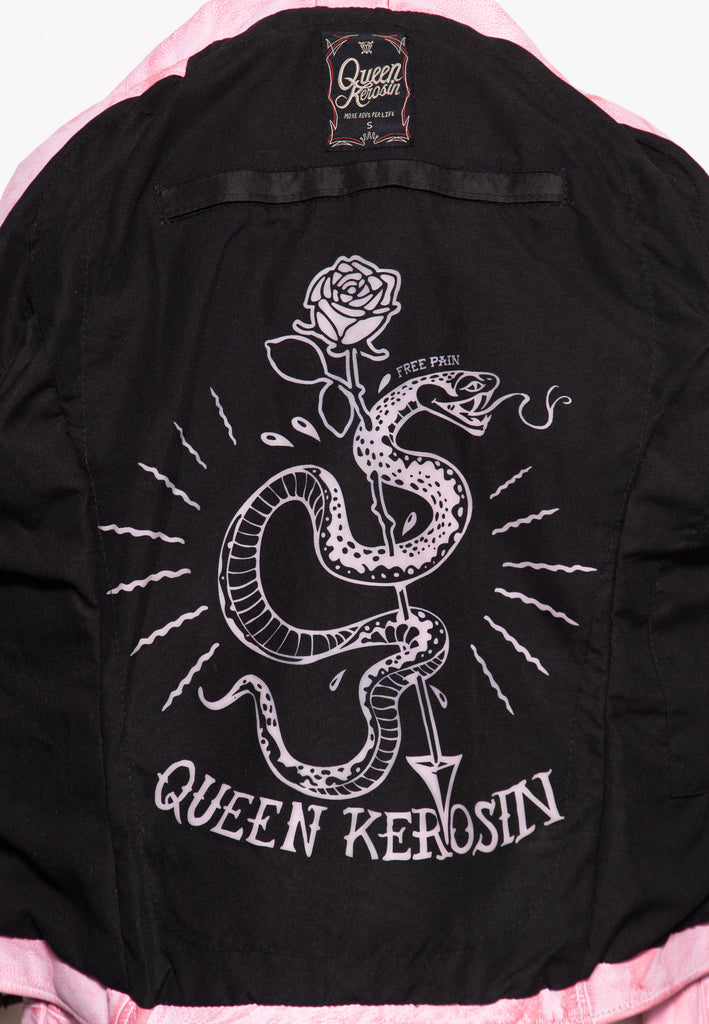 Queen Kerosin - Leder Bikerjacke