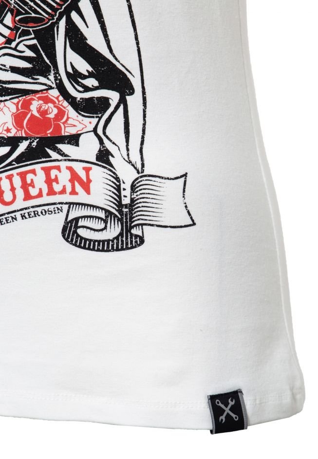 Queen Kerosin - Printshirt mit Motiv in der Front «Holy Queen»