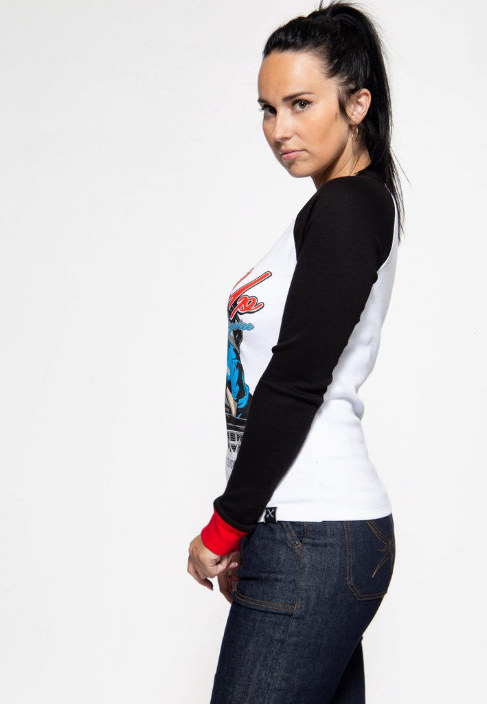 Queen Kerosin - Raglan Longsleeve «Tune up»