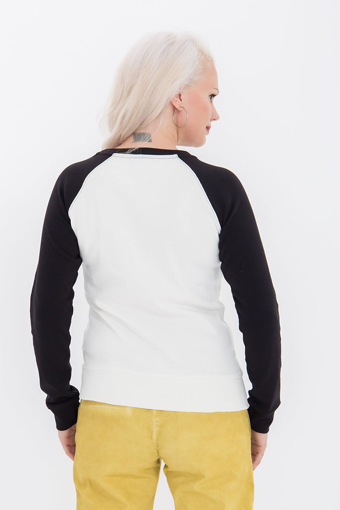 Queen Kerosin - Sweater mit auffälligem Biker - Print «Ride like a Devil»