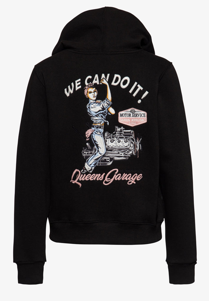 Queen Kerosin - Sweatjacke «We can do it»