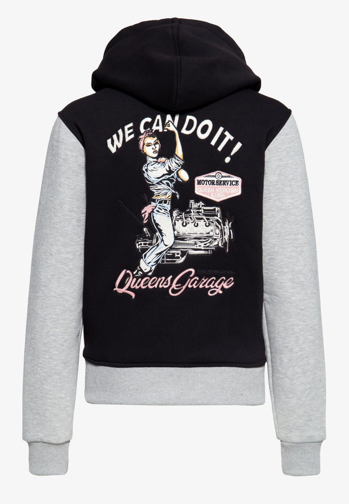 Queen Kerosin - Sweatjacke «We can do it»