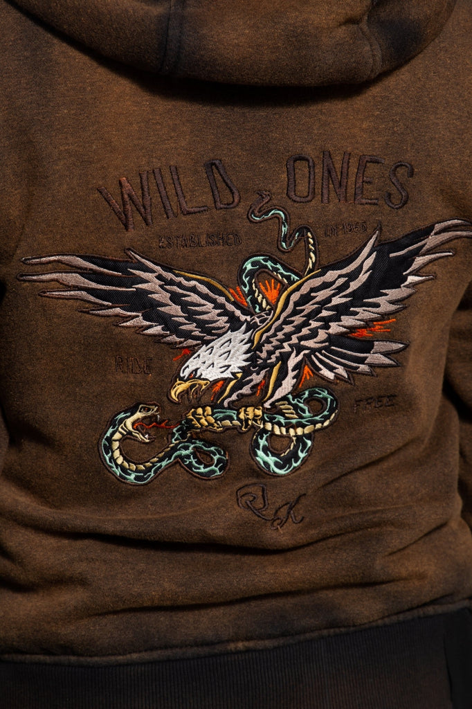 Queen Kerosin - Sweatjacke «Wild Ones Ride Free»