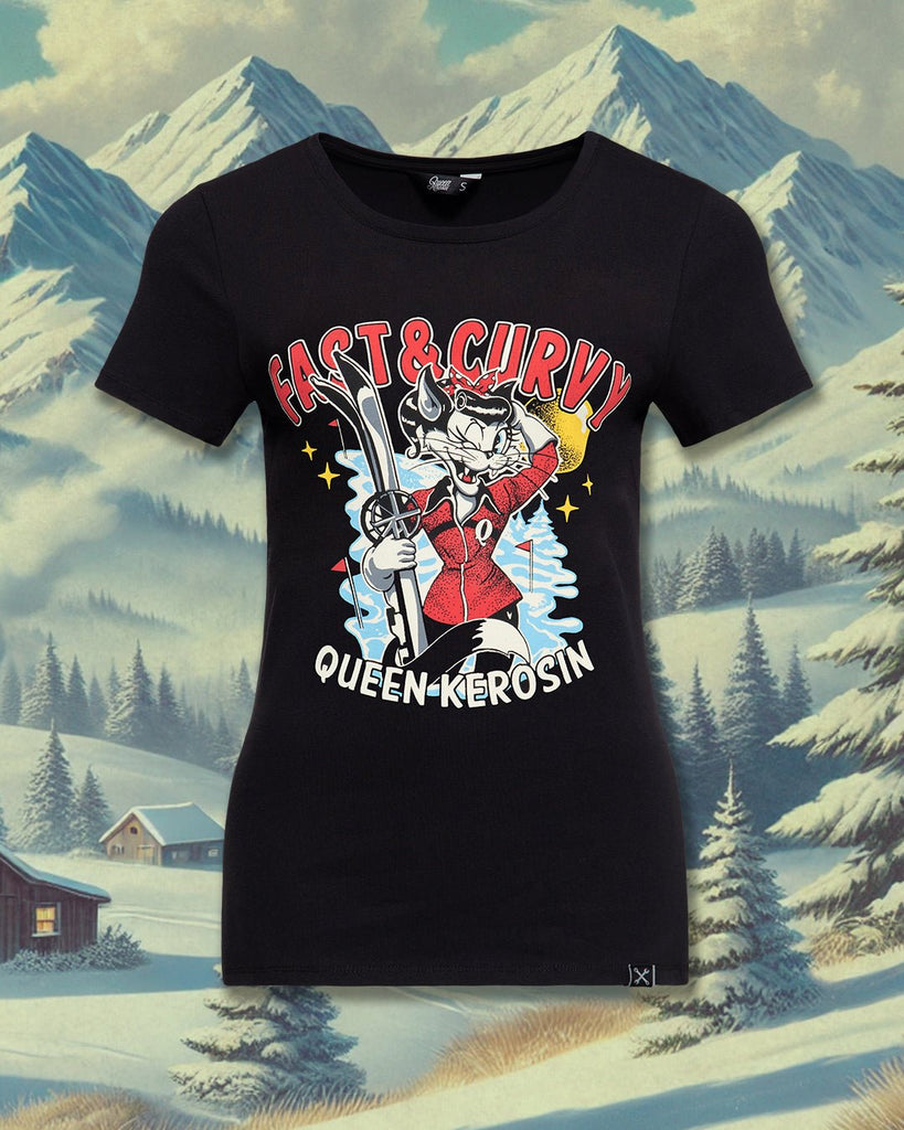 Queen Kerosin - T-Shirt «Fast & Curvy»