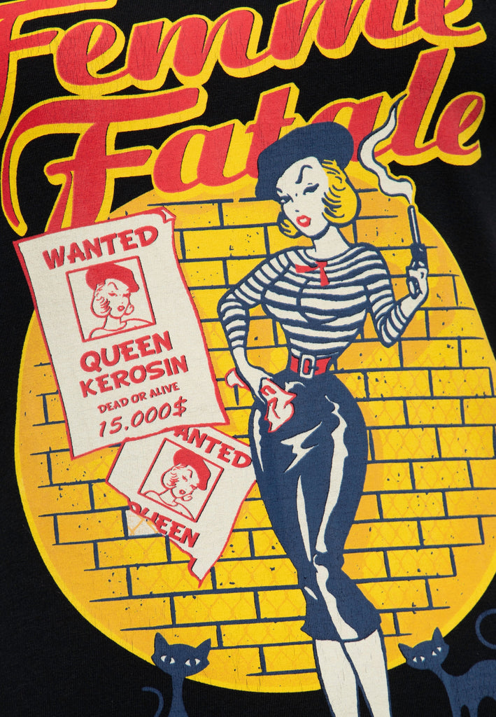 Queen Kerosin - T - Shirt «Femme Fatale»