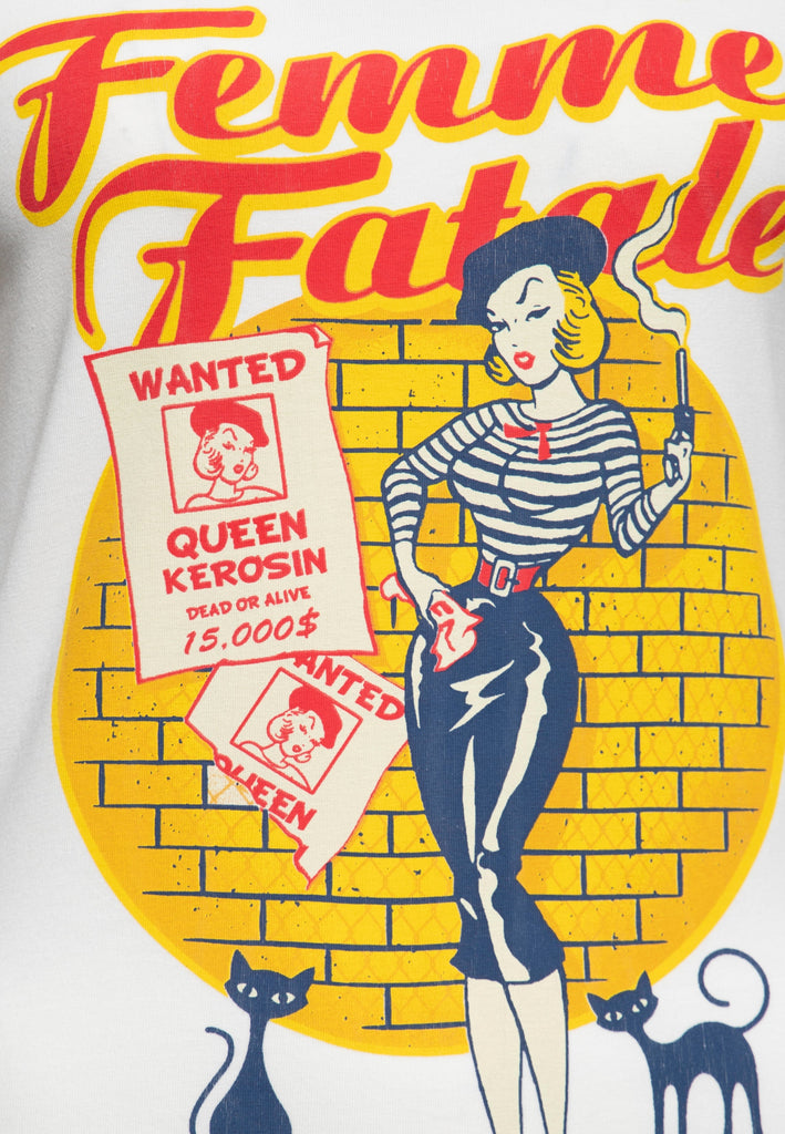 Queen Kerosin - T - Shirt «Femme Fatale»