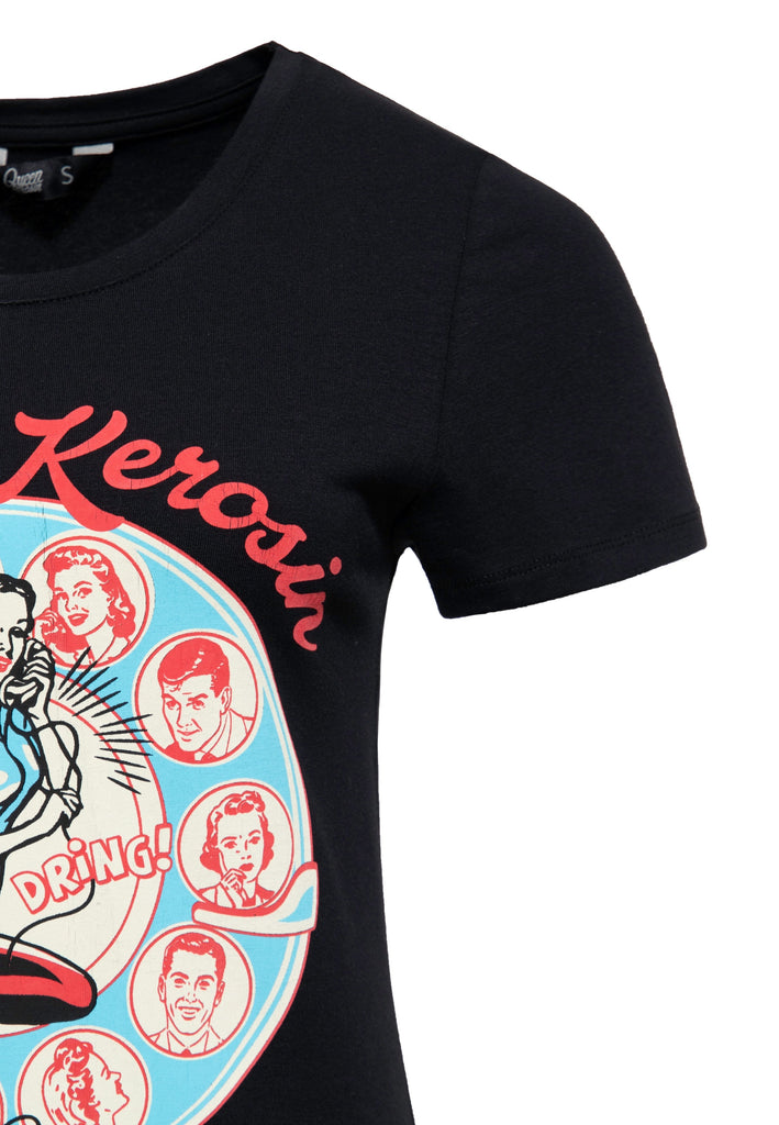 Queen Kerosin - T - Shirt «Party Line»