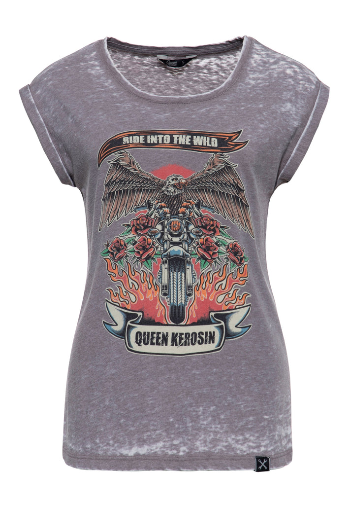 Queen Kerosin - T-Shirt «Ride Into The Wild»