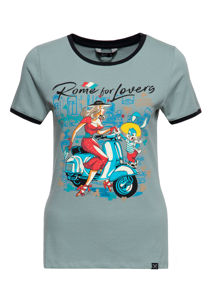 Queen Kerosin - T - Shirt «Rome for Lovers»