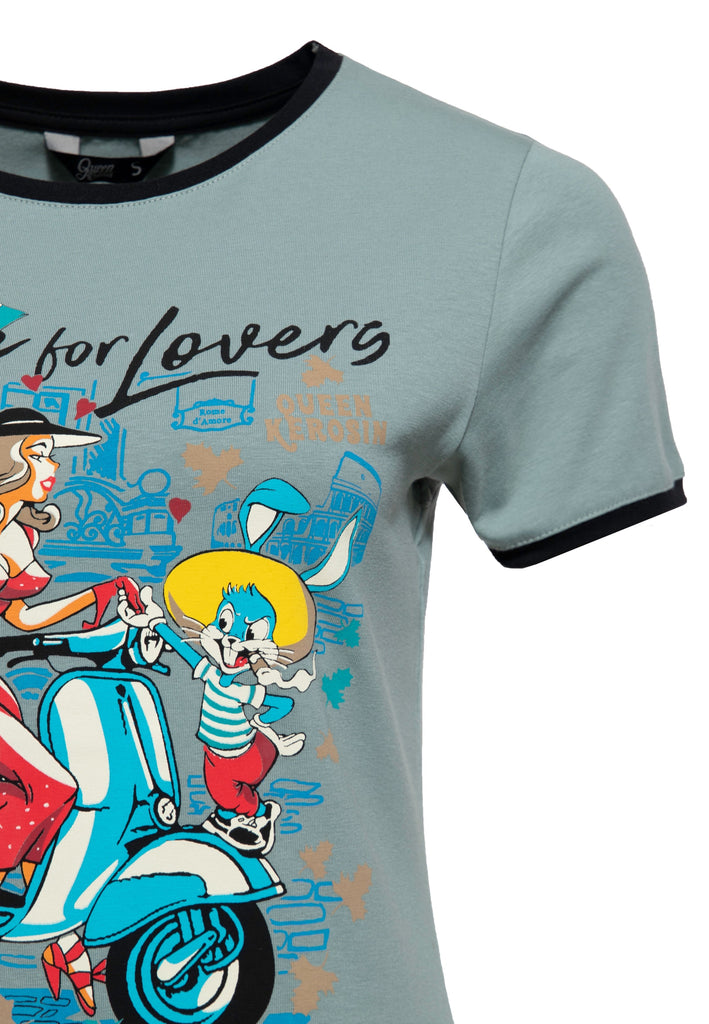 Queen Kerosin - T - Shirt «Rome for Lovers»