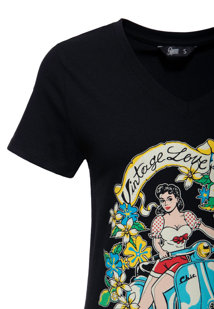 Queen Kerosin - T-Shirt «Vintage Love»