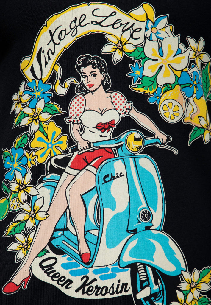 Queen Kerosin - T-Shirt «Vintage Love»