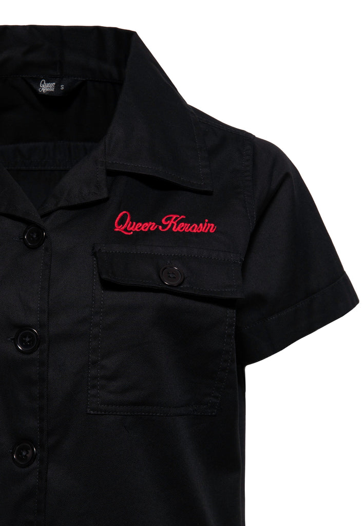 Queen Kerosin - Workwear Hemdbluse «Redondo Beach Speed Queens»