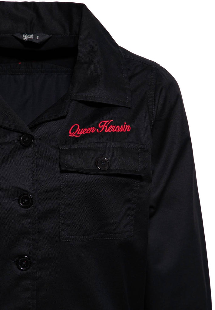 Queen Kerosin - Workwear Jacke «Faster Then The Wind»