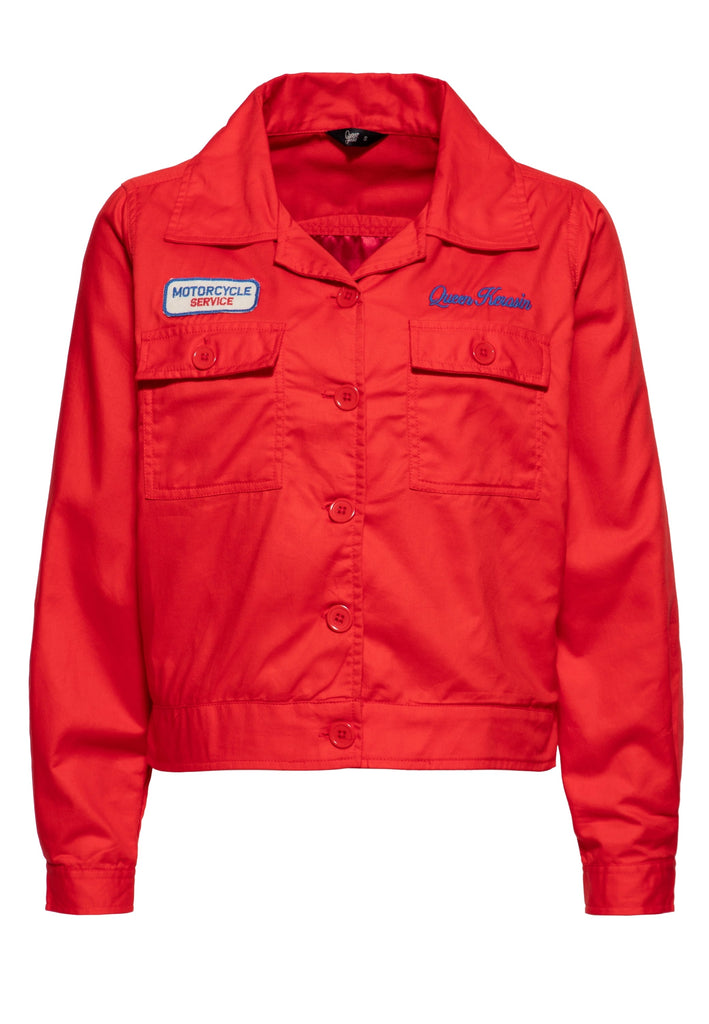 Queen Kerosin - Workwear Jacke «Faster Then The Wind»