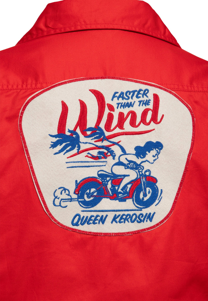 Queen Kerosin - Workwear Jacke «Faster Then The Wind»