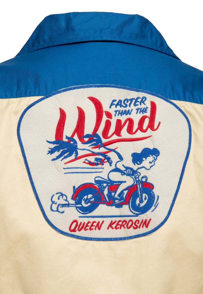 Queen Kerosin - Workwear Jacke «Faster Then The Wind»