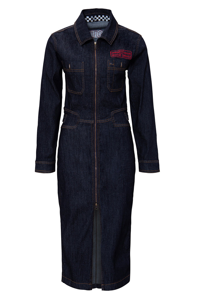 Queen Kerosin - Workwear Kleid «Motor Queen Service»