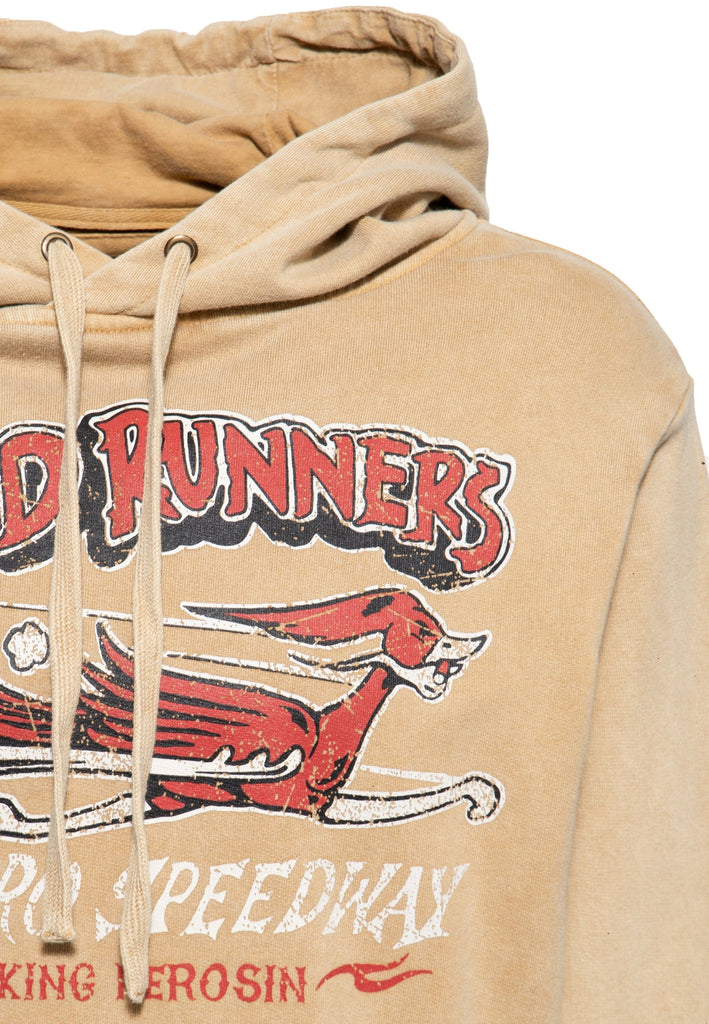 King Kerosin - Acid washed Hoodie «Road Runners»