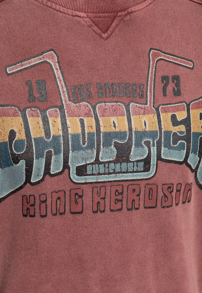 King Kerosin - Acid Washed Pullover «Chopper 1973»