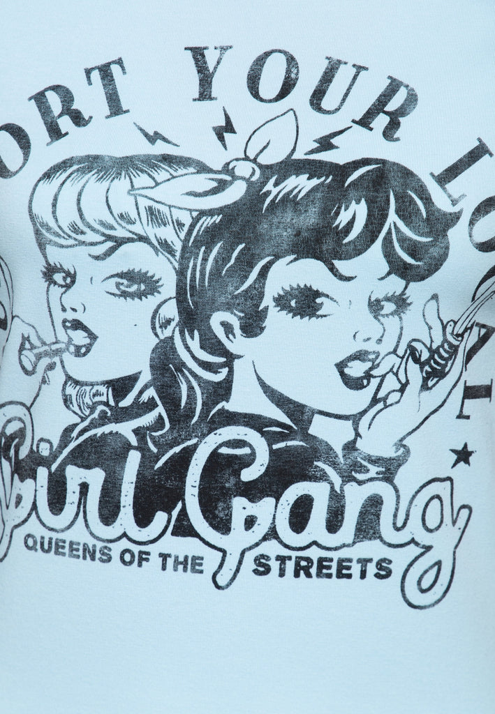 Queen Kerosin - Basic T-Shirt «Girl Gang»