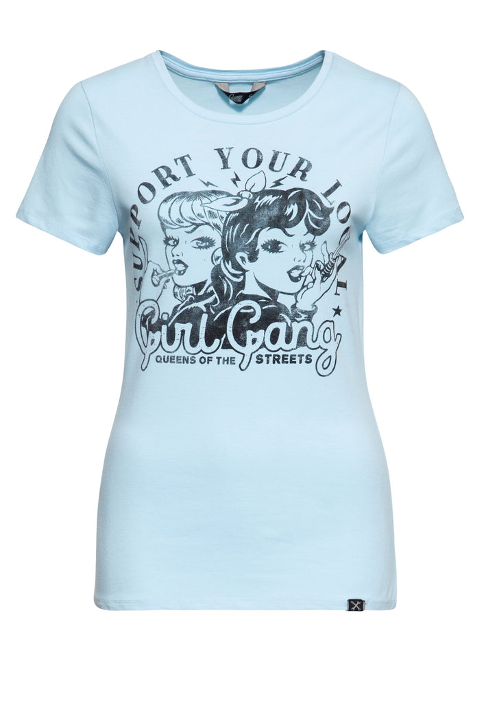 Queen Kerosin - Basic T-Shirt «Girl Gang»